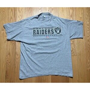 Vintage Oakland Raiders Shirt T-Shirt Tee Mens XL Gray NFL Football Starter 1995